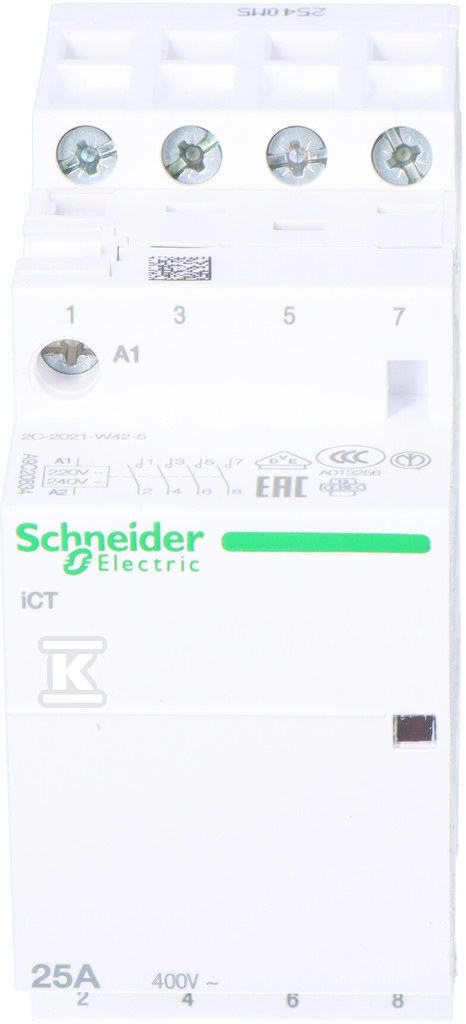 Modularni kontaktor iCT50-25-40-230 25A - A9C20834