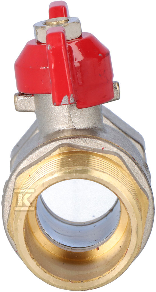 Standard nickel plated ball valve with - 1474860