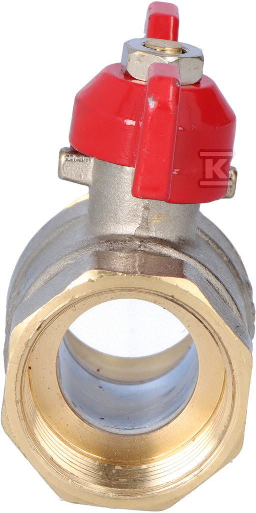 Standard nickel plated ball valve with - 1474860