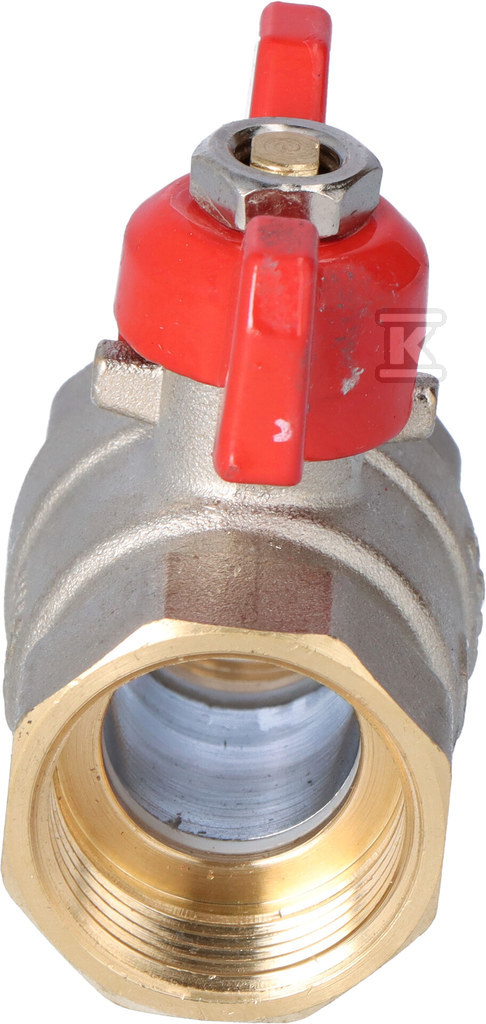 Standard nickel plated ball valve with - 1473820