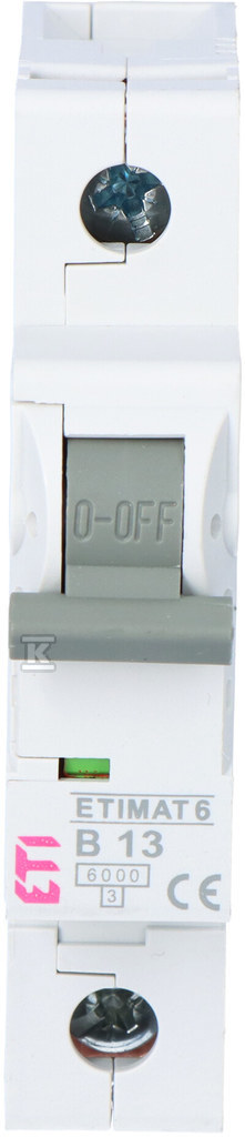 Miniature circuit breaker ETIMAT 6 1p - 002111515