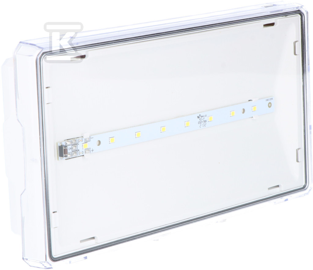 Luminaire EXIT S IP65 LED 1W 3h - ETS/1W/C/3/SA/PT/WH