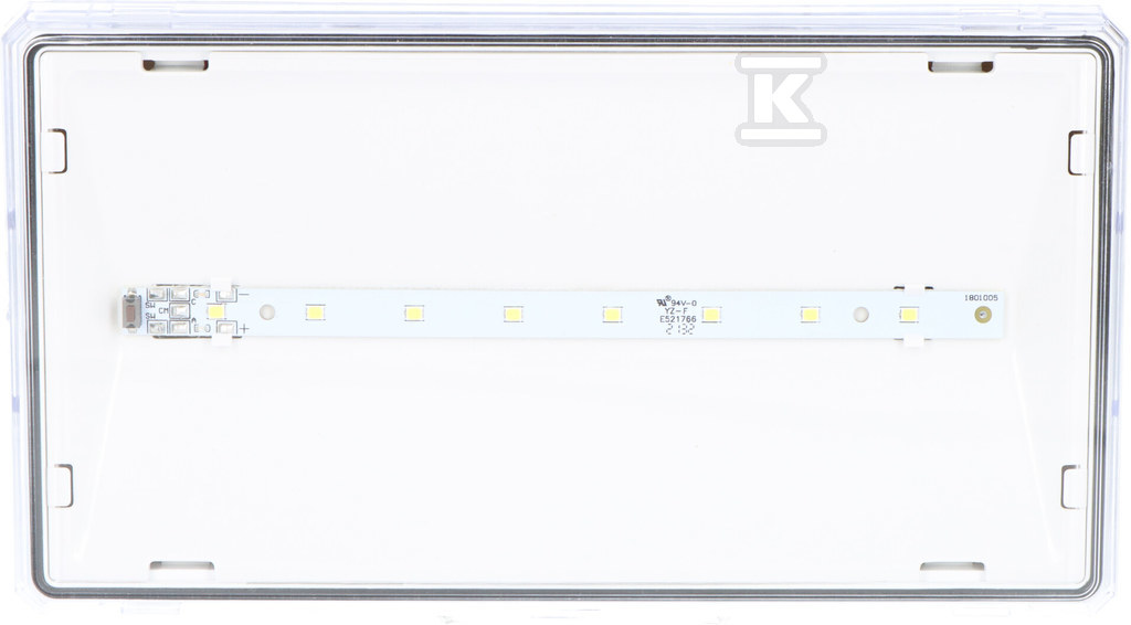 Luminaire EXIT S IP65 LED 1W 3h - ETS/1W/C/3/SA/PT/WH