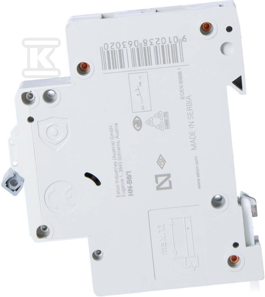 Miniature circuit breaker 6kA HN-B6/1 - 194818