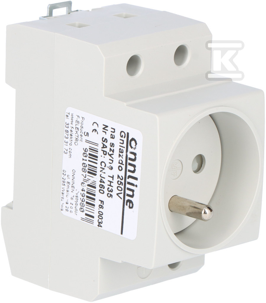 250V-Steckdose für TH35-Schiene, - F6.0034