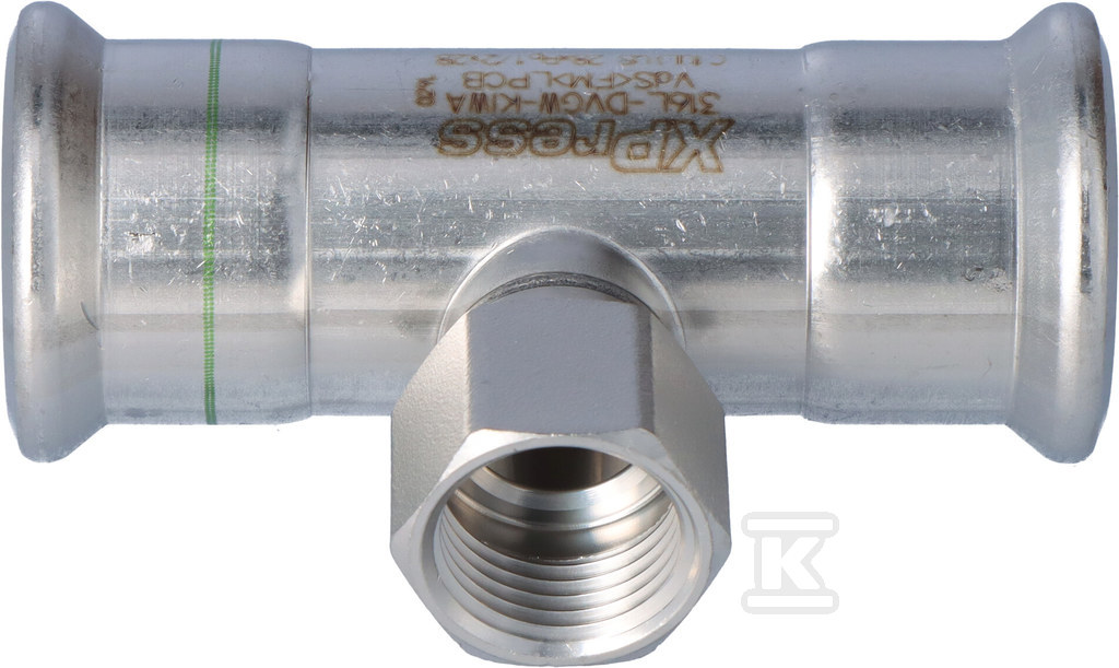 Trójnik GW Inox - 28 Rp1/2" - 1609257038