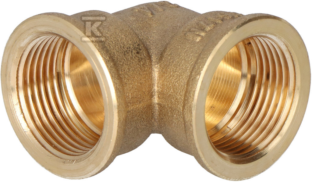 90 Degree Elbow GW x GW 3/4" Brass - HAO403