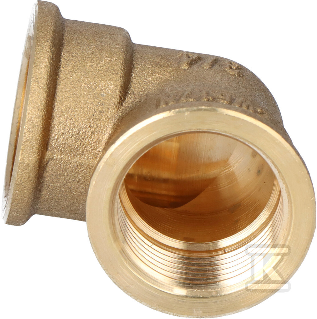 90 Degree Elbow GW x GW 3/4" Brass - HAO403