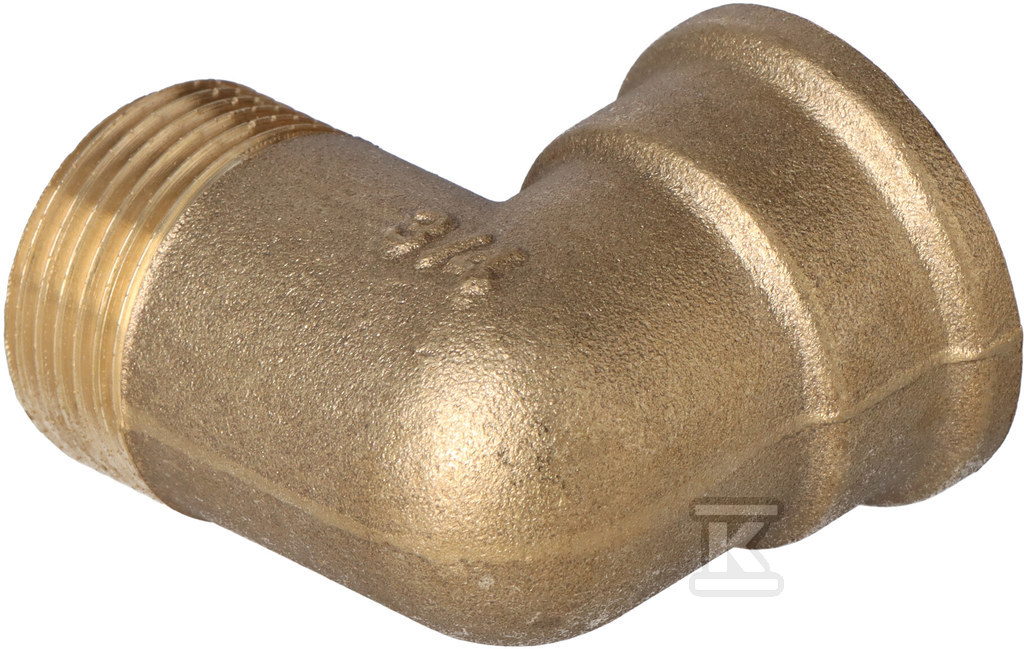 90 Degree Elbow GW x GZ 3/4" Brass - HAO409