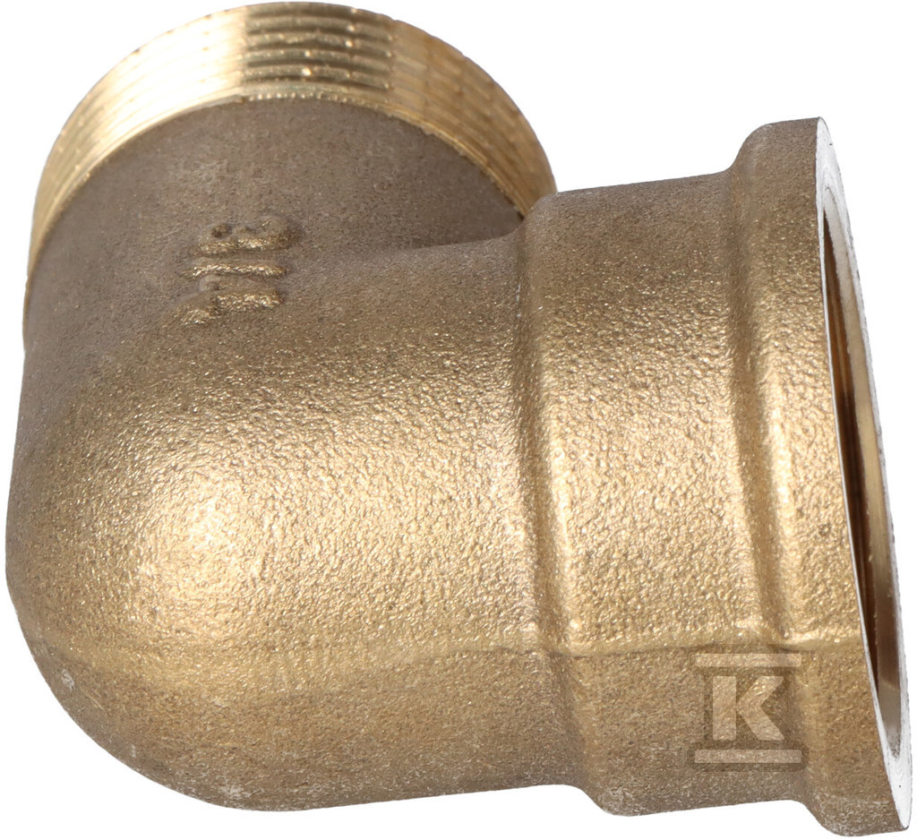 90 Degree Elbow GW x GZ 3/4" Brass - HAO409