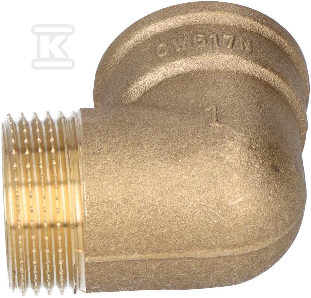 Elbow 90 degrees F x M 1 "brass Onnline - HAO410