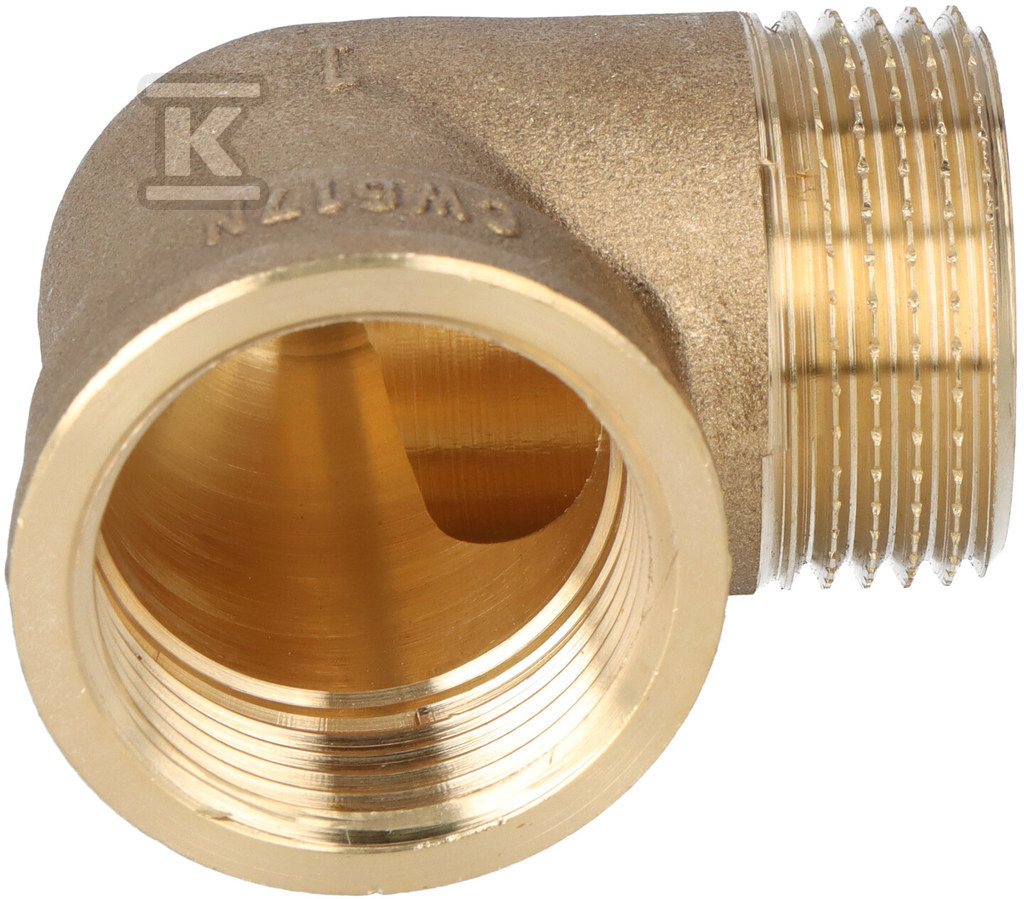 Elbow 90 degrees F x M 1 "brass Onnline - HAO410