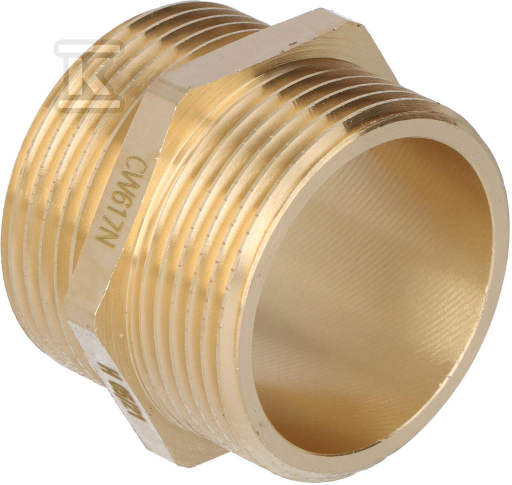 Nipple GZ x GZ 5/4" brass Onnline - HAO425