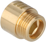 Brass extension 1/2" 15 mm yellow Onnline