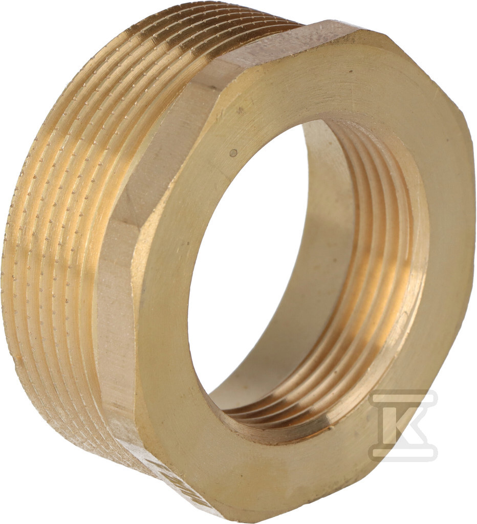 Brass reducer 2"x5/4" yellow - R11Z