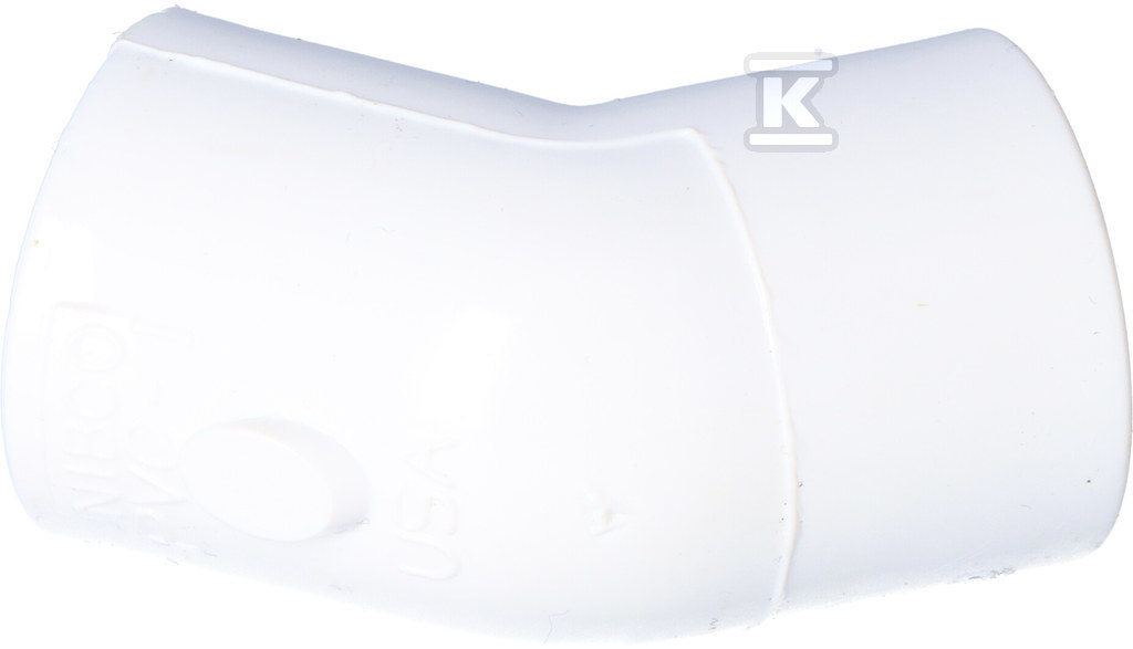 Könyök 45° KW/KW PVC-U 1/2" - 417-005