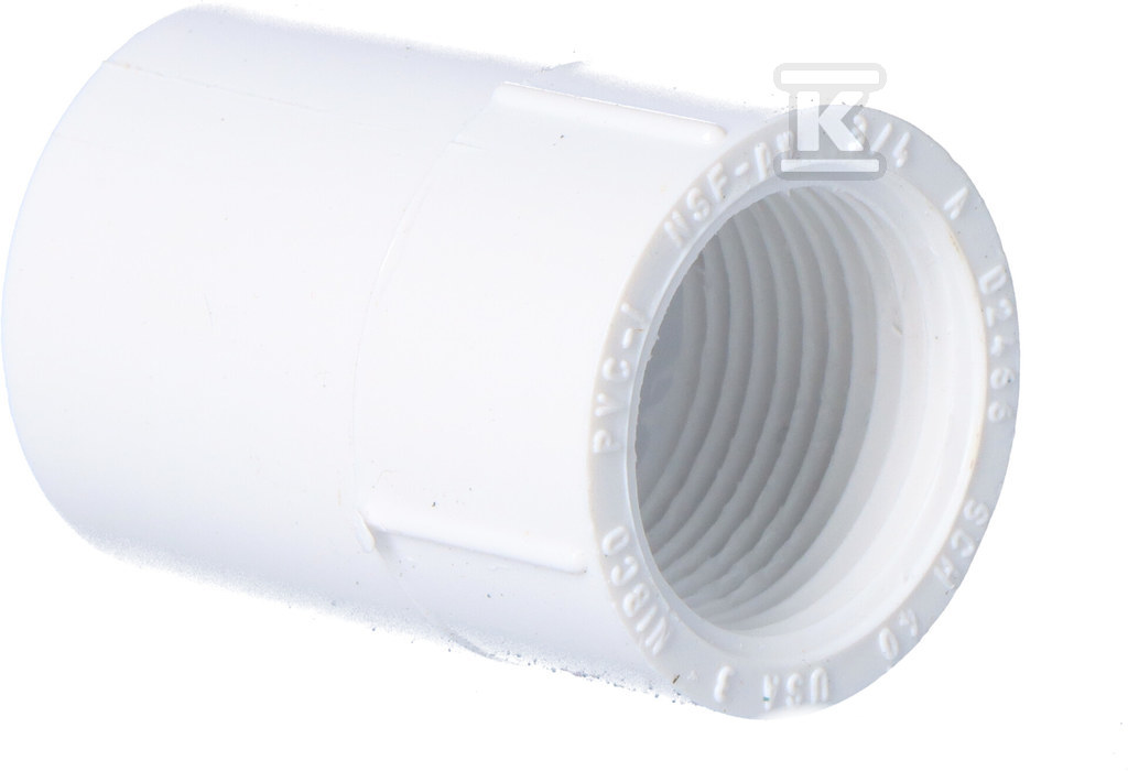 Złączka z gwintem nakrętna KW/GW PVC-U - 435-007