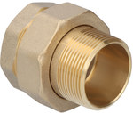 TWIST Flare straight short 1 1/2" O-ring brass