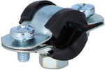 Metal clamp with an EPDM damping insert - set 3/8" 15-19 OPAL