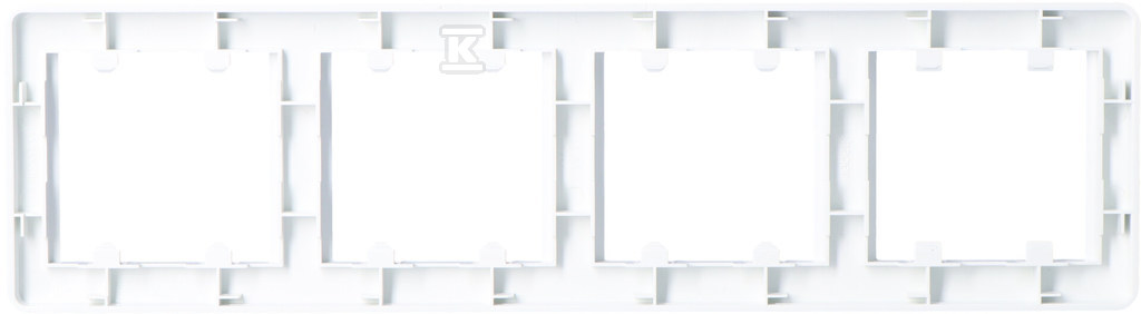 LUMINA 4-way vertical frame, white - WL5140