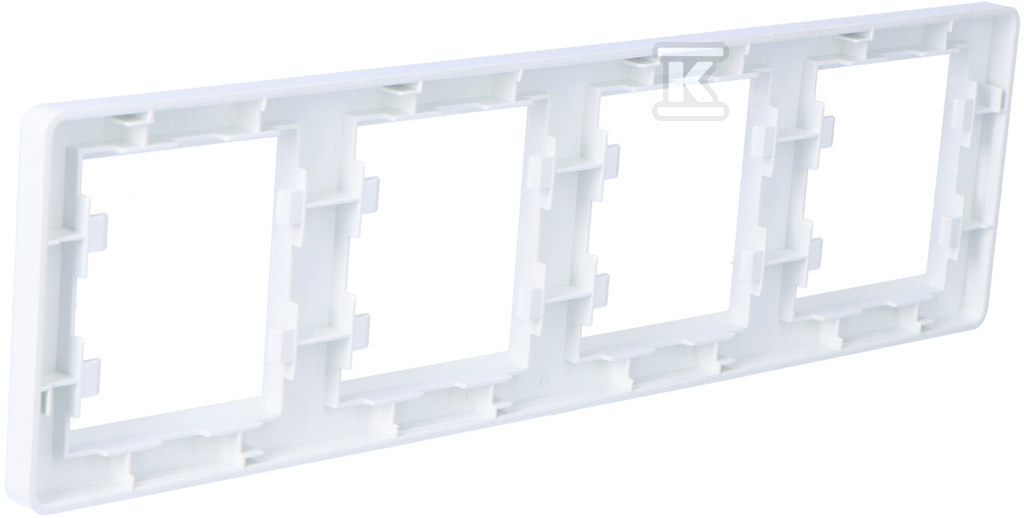 LUMINA 4-way horizontal frame, white - WL5240