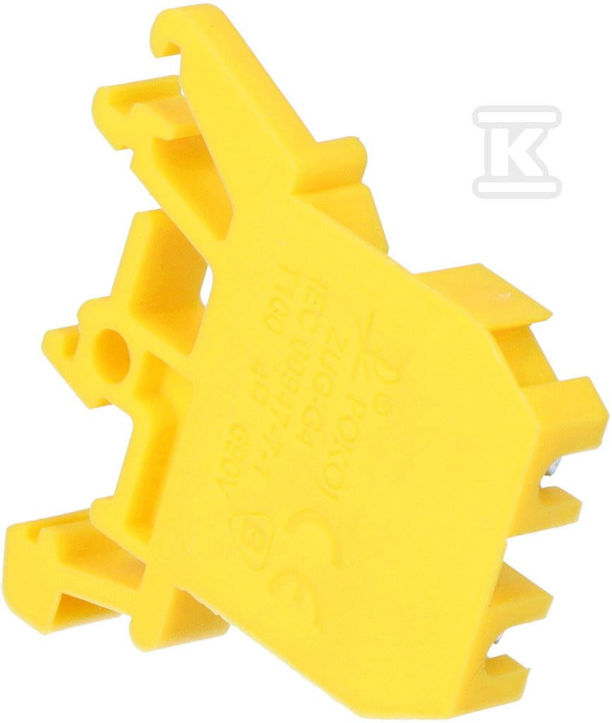 Threaded terminal block ZUG-G4, yellow - A11-0101