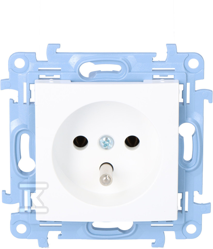 Single socket outlet with earthing - CGZ1.01/11