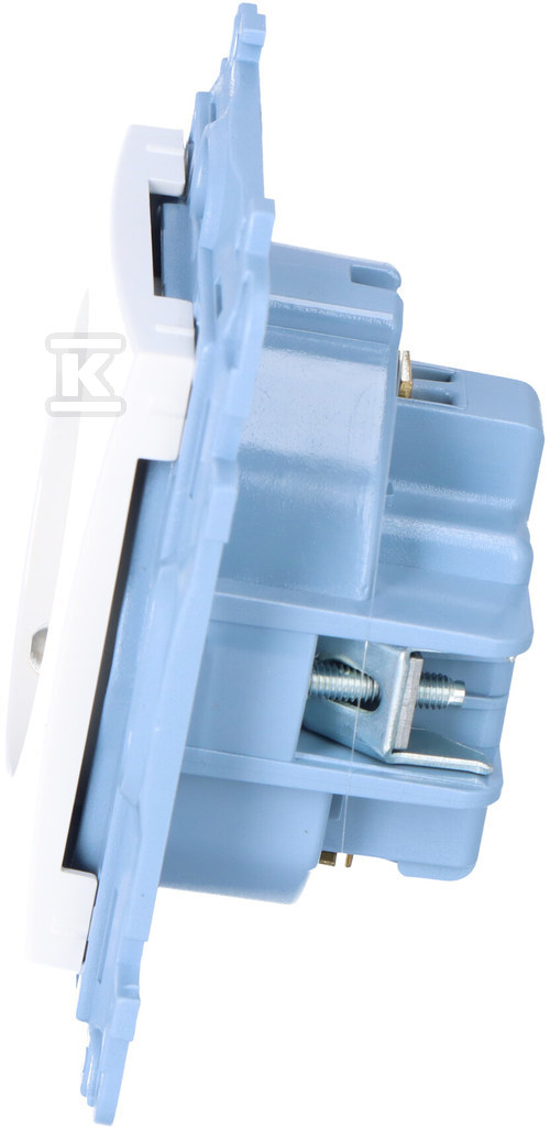 Single socket outlet with earthing - CGZ1.01/11