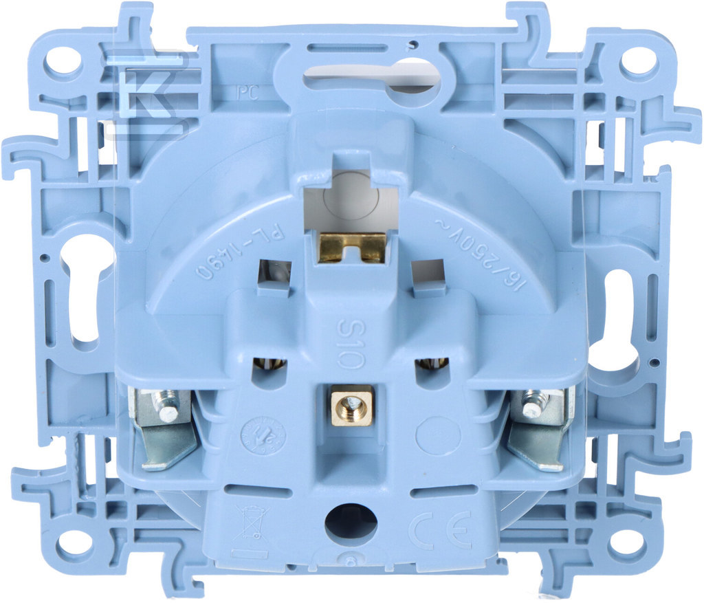 Single socket outlet with earthing - CGZ1.01/11