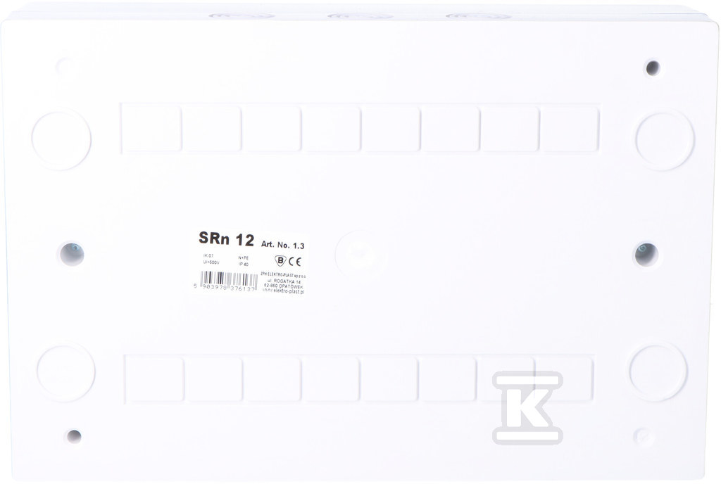 Surface mounted distribution board - 1.3