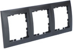 3-way frame, anthracite, matt, B. Square