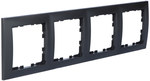 4-way frame, anthracite, matt, B. Square