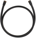 KLUDI SUPARAFLEX SILVER shower hose, black mat 1600 mm