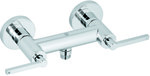 KLUDI NOVA FONTE Puristic shower mixer with straight handles