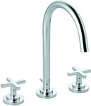 KLUDI NOVA FONTE Classic 3-hole basin mixer, cross handles