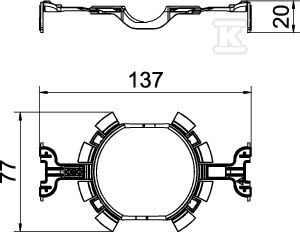 Quick-Fix bracket type ZU 60-QF - 2003740