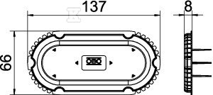 Plaster cover with indicator type ZU - 2003762