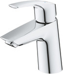 Grohe Eurosmart umyvadlová jednopáková baterie, velikost S, chrom, omezovač průtoku 5,7 l/min, keramická kartuše 28 mm, zátka push-open, samostatné vodní kanály