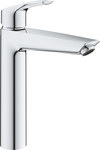 Grohe Eurosmart egykaros mosdócsaptelep, XL-es méret, króm, áramláskorlátozó 5,7 l/perc, kerámiafej 28 mm, hulladékkészlet nélkül