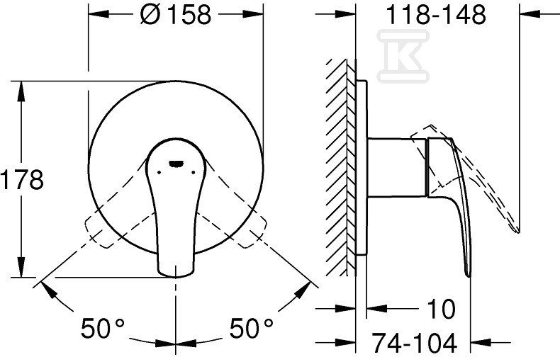 Bateria Eurosmart jednouchwytowa do - 24042003