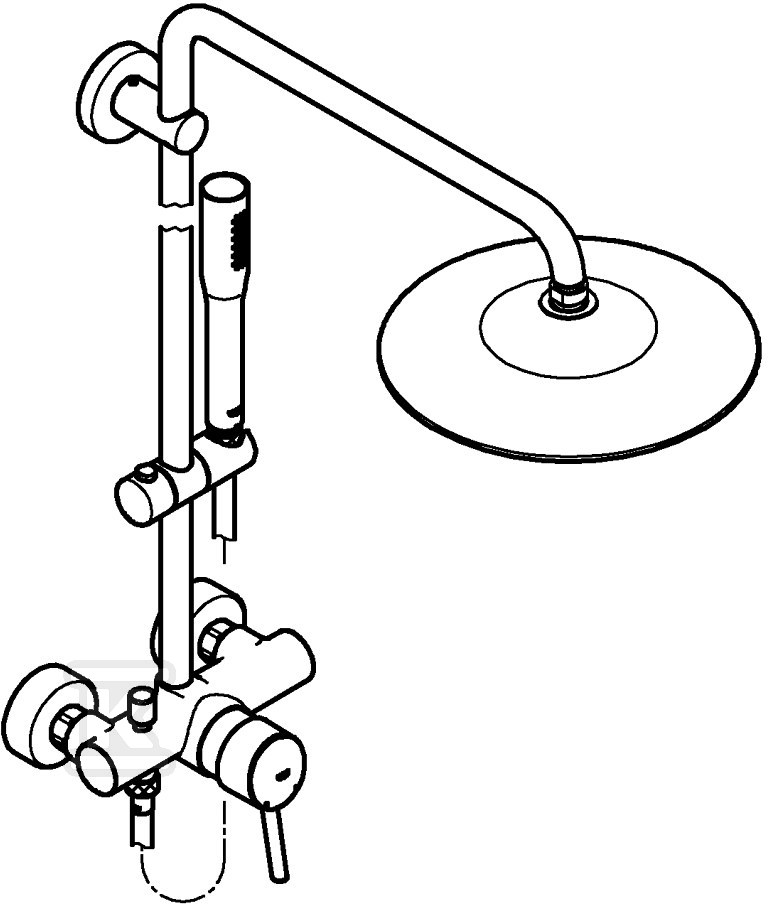 System prysznicowy Grohe Euphoria 260 z - 23061003