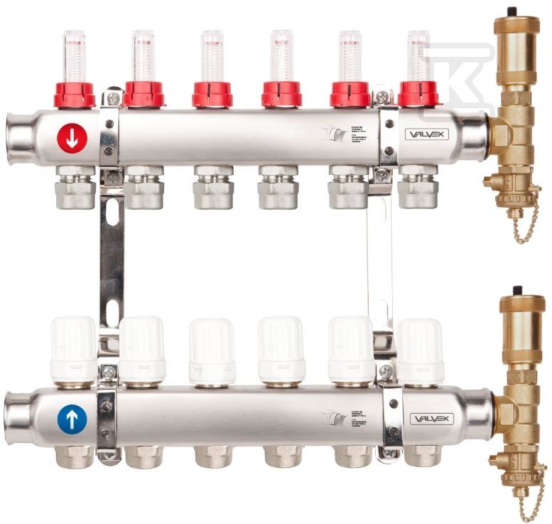 Zespół rozdzielaczy BASE INOX K5 PLUS-2 - 6081450