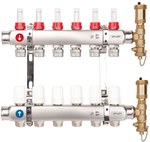 Zespół rozdzielaczy BASE INOX K5 PLUS-2 G1"-G3/4" n=2