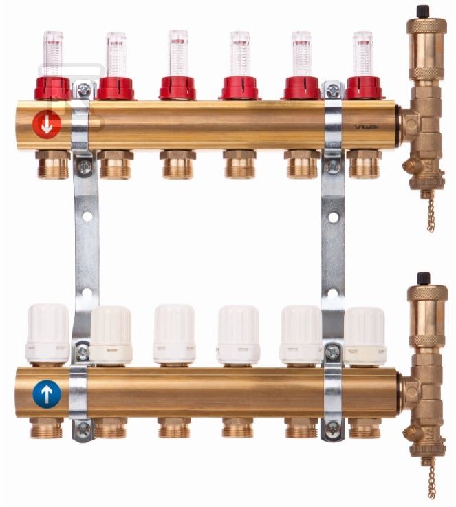 Manifold assembly PROFF K5-5 G1"-G3/4" - 6086780