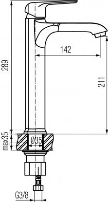 Bateria umywalkowa Valvex Aurora - 2445110