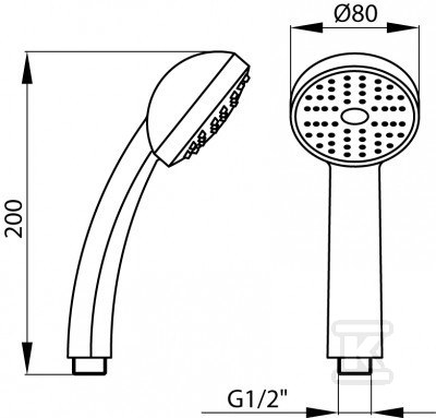 SOUL 1-function handset - 2449420