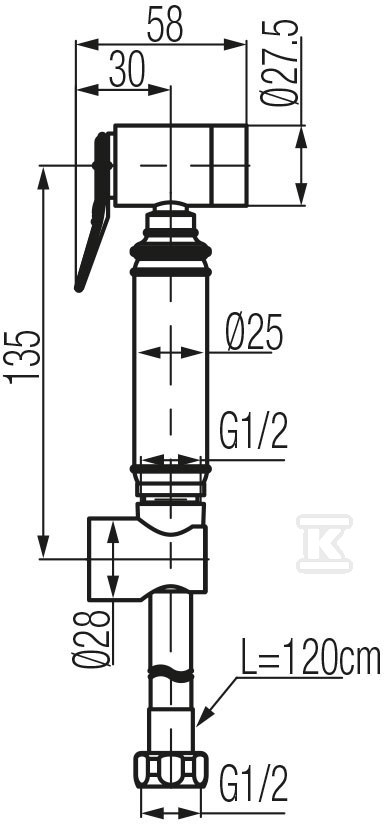 FRESCO Bidet set - 2449490