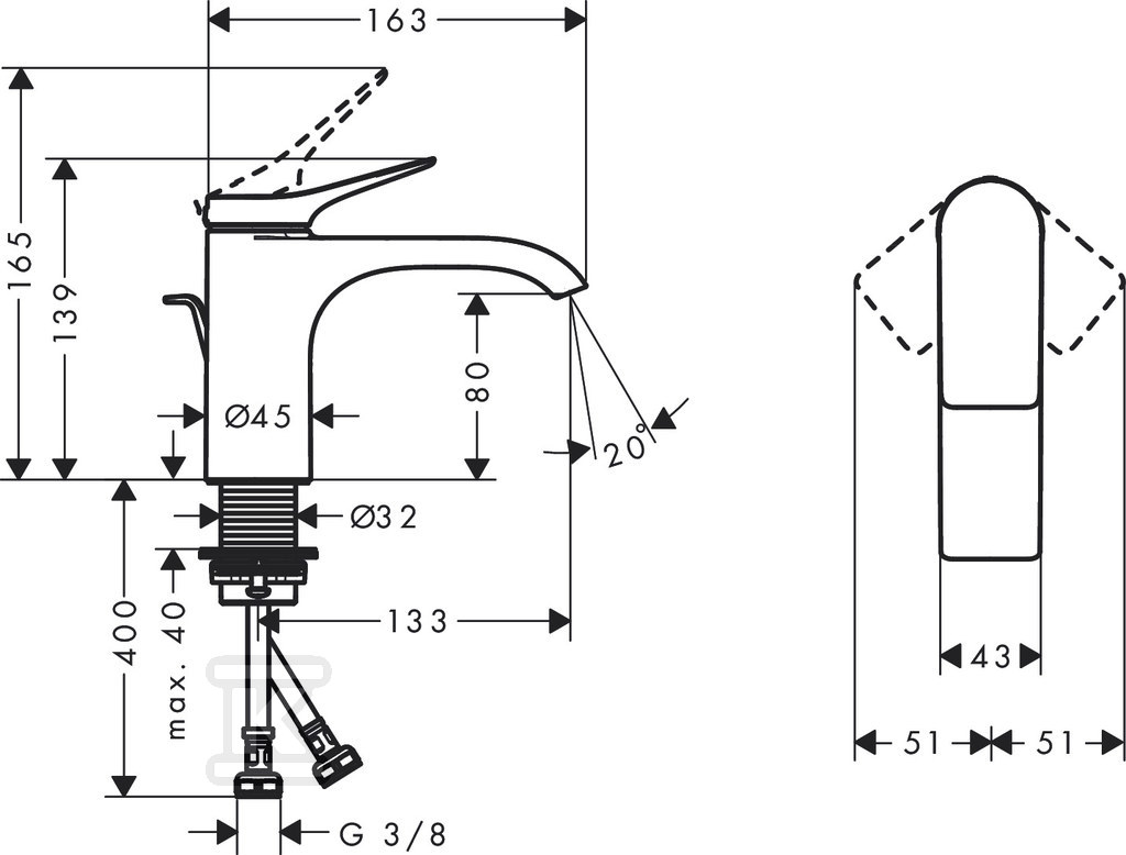 Bateria umywalkowa Vivenis - 75010670