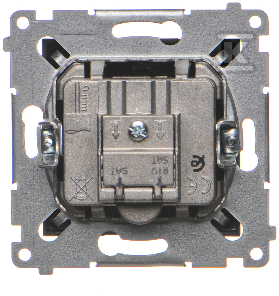 Dupla műholdas antenna aljzat - DASK2.01/49