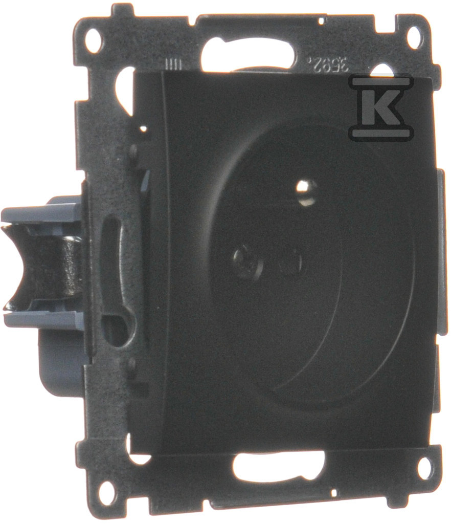 Plug socket with earthing and shutters - DGZ1Z.01/49